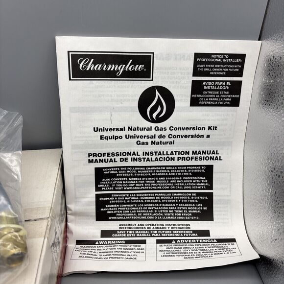 Charmglow Natural Gas Conversion Kit New Open Box - Picture 5 of 7